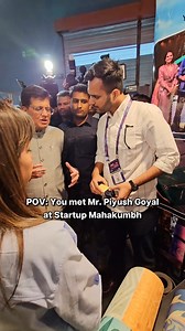 Wiselife | Yoga & Wellness | From idea to impact. A defining moment with Shri Piyush Goyal at Startup Mahakumbh – where innovation meets national vision🚀💫 (startups,... | Instagram