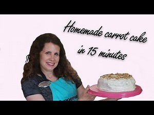 Carrot Cake in 15 Minutes