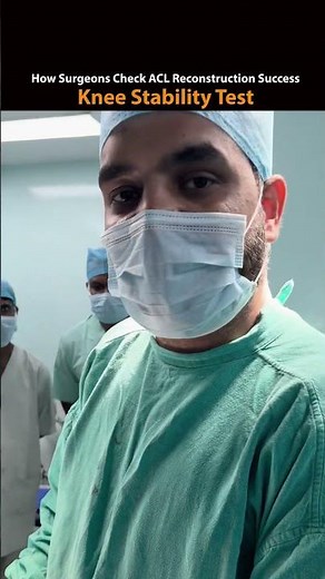 How Surgeons Check ACL Reconstruction Success | Knee Stability Test