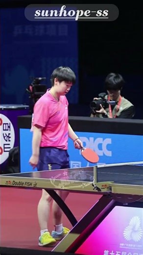 就这暴脾气，谁不怕三分😁😁😁#孙颖莎 #乒乓球 #tabletennis #pingpong #国球乒乓 #shorts #5114