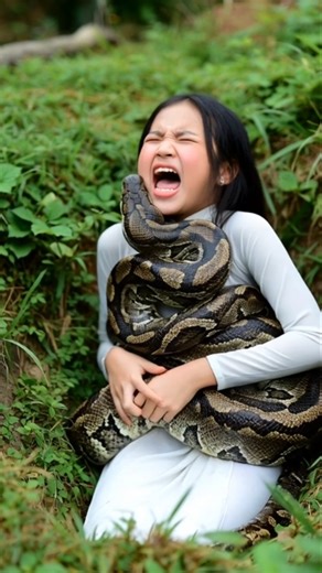 They discovered a girl being attacked by a large python p2