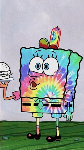 Plankton STOLE the color from a Krabby Patty 🍔 | SpongeBob #shorts