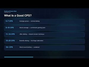 How to Measure Your Click Speed (CPS) — What the Numbers Mean