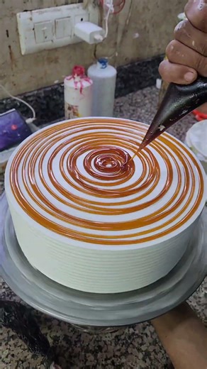 #cake# butterscotch #counter #design# 🎂❤️❤️