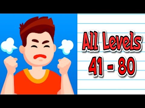 Easy Game Brain Test All level 41-80 Solution Gameplay Walkthrough | (ios,Android)
