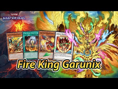 Fire King Garunix Deck Master Duel 2025 | Phoenix Revival & Jurrac Snake-Eye Support Ranked Gameplay