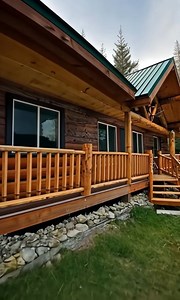 2.3K views · 37 reactions | Finally, a One-Story Log Home Ranch Style That Has It All for an Unbelievable Price of $40,000 | Creative Cabins | Facebook
