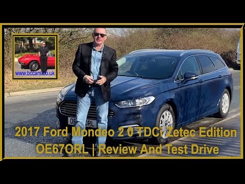 2017 Ford Mondeo 2 0 TDCi Zetec Edition OE67ORL | Review And Test Drive