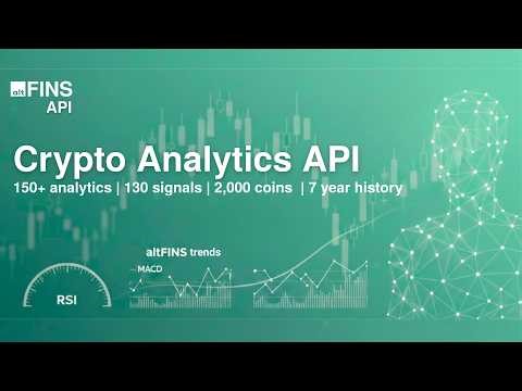 🚀 altFINS Crypto Data & Analytics API – Build Trading Bots, AI Agents & Fintech Apps Faster