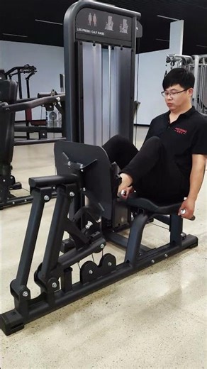 A fitness machine specifically designed for training lower limb muscles#legpress #calfworkout #gym