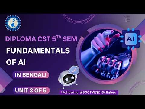Fundamentals of AI | Unit 3 Game Playing & Constraint Satisfaction Problems | WBSCTVESD | CST5th Sem