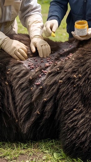 Kodiak Bear Gets Rescued From A Deadly Bee Swarm! #rescue #animals #wildlife | The Vu Videos