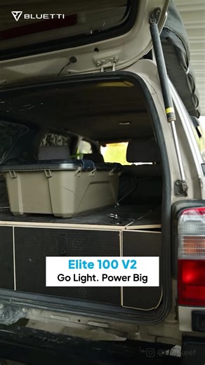 4.1M views · 3K reactions | Introducing the BLUETTI Elite 100 V2 portable power station. With a remarkable powerlifting mode to boost the AC output up to 2700W, the Elite 100 V2 enables high-wattage appliances to run confidently. ✅1024Wh capacity covers your basic demands ✅0-80% fast charging only takes 45 mins ✅LiFePO₄ battery with a 5-year warranty ✅4000 life cycles to 80%+ | Bluetti Global | Facebook