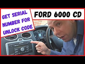 Ford 6000 CD Stereo: Get Serial Number For Unlock Code (Ford Focus Mk2 Tips)