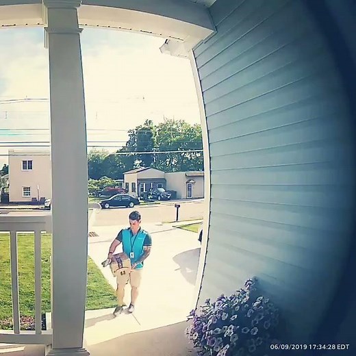 Delivery Guy Sniffs Flowers | Viral Video