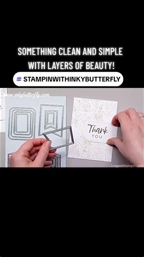 Less is more with this clean and simple design #stampinupuk #cardmaking #layersofbeauty