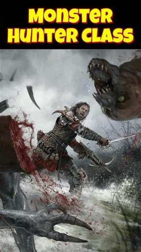 #dnd New Monster Hunter Class - Grim Hollow