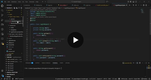 #java #springboot #fullstackdeveloper #backenddevelopment #reactjs #restapi #jwt #mysql #softwareengineering #webdevelopment #aiprojects #insurancetech #fresherjobs #entryleveldeveloper… | PAVANKALYAN CHINTHAGINJALA