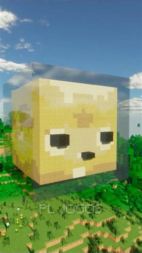 Sulfur house in Minecraft 😳💛 #minecraft #minecraftshorts #minecraftbuilding #shorts #fyp #viral
