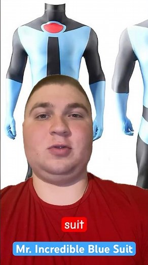 Joseph Brennan saw Mr. Incredible Blue Suit as Costume #theincredibles #greenscreen #bluesuit