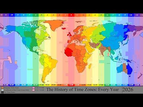 The History of Time Zones: Every Year