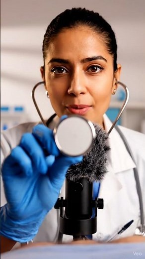 Soft Spoken Lady Doctor ASMR 🩺 Eye & Heart Check Whisper Sounds