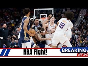 NBA Fight Erupts: Suns vs Pelicans Shocking On-Court Brawl!🔴 LIVE BREAKING NEWS