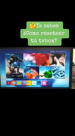 🤔Ya sabes ¿Como resetear tú tvbox? - Arreglar pantalla TV