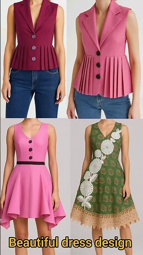 4 Beautiful dress design || Beautiful dress for beginners ||