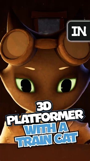 AD | Play as a Cat Who Conducts a Train! 🚂🐈‍⬛️💨#gaming #platformer