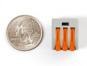 NEW PRODUCT – Snap-action 3-Wire Block Connector (12-28 AWG) – Pack of 3