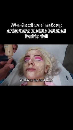 Botched Barbie Doll Transformation by Worst Reviewed MUA