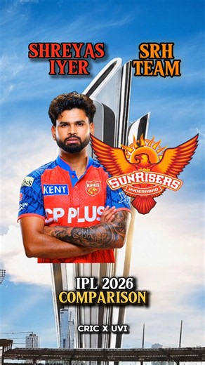 Shreyas Iyer 🆚 SRH 2026 | Who Will Win?😱 #cricket #ipl2026 #shorts