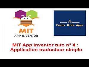 Tutorial MIT App Inventor 4: Translator#Traducteur