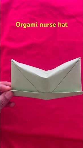 DIY Paper Nurse Hat 👩‍⚕️ | Easy Craft