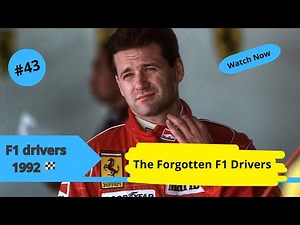 The Forgotten Formula 1 Drivers of the 1992 🏁 season #43