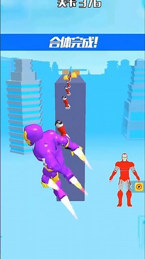 iron man piece collect run 3d game #shorts