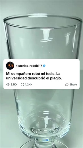 Parte 2 en el perfil - Mi compañero robó mi tesis. La universidad descubrió el plagio. #reddit #redditespañol #redditstories #historiasreddit #historiasreales