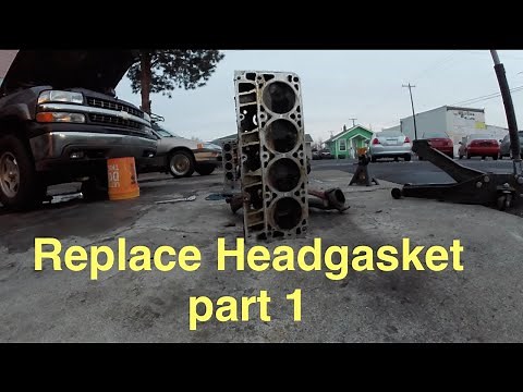 how to replace headgaskets on a 2001 chevy silverado