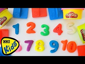 Play Doh Learn to Count with Play Dough Numbers, Letters n' Fun Educational Playset for Kids! | CCB