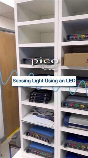#PicoPulse: Sensing Light Using an LED ⚡️ www.picotech.com #Oscilloscope #LED #PicoTechnology #PicoScope7 | Pico Technology