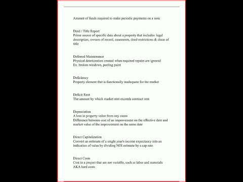 Basic Appraisal Procedures Final Exam Actual Exam 250 Questi video