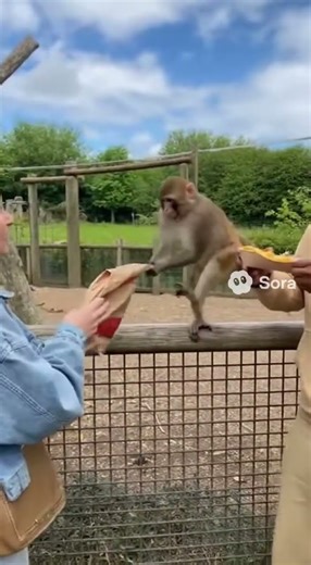 Zoo Monkeys Don’t Ask for Snacks… They Just Rob You Like a Heist Crew