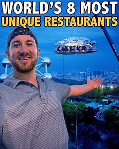346K views · 10K reactions | World's 8 Most Unique Restaurants | Drew Binsky | Facebook