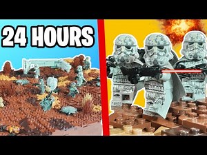 I Built an EPIC LEGO Star Wars BATTLE in 24 Hours…