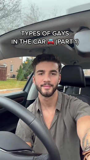 Types of #gays in the car 🚘 #lgbtq #gaytiktok #queertiktok | dl masc meaning