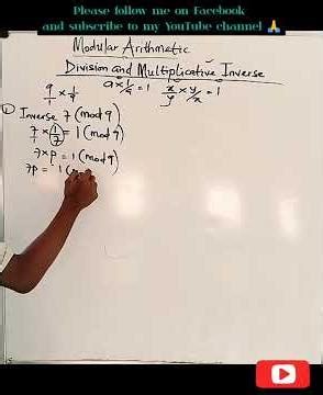 "How to Find Inverses and Division in Modular Arithmetic (Step-by-step Tutorial)"