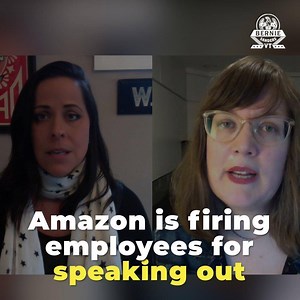 I find it reprehensible that Amazon is firing employees who speak out against unsafe working conditions during this horrific pandemic. These workers will not be silenced. | U.S. Senator Bernie Sanders
