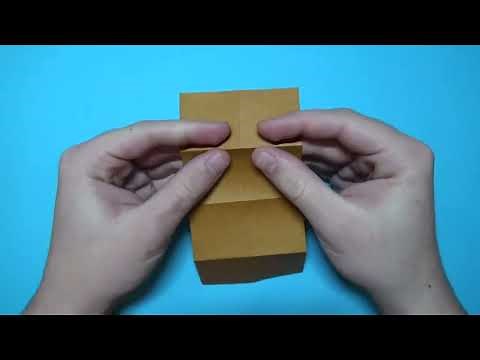 Easy Origami Chocolate Bar