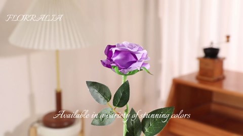 50PCS Artificial Silk Roses Flowers – Realistic Fake Roses in Bulk & Bouquet Long Stem Red Rose for Wedding Centerpieces, Home Decor, Floral Arrangements, Party Decoration (Red)